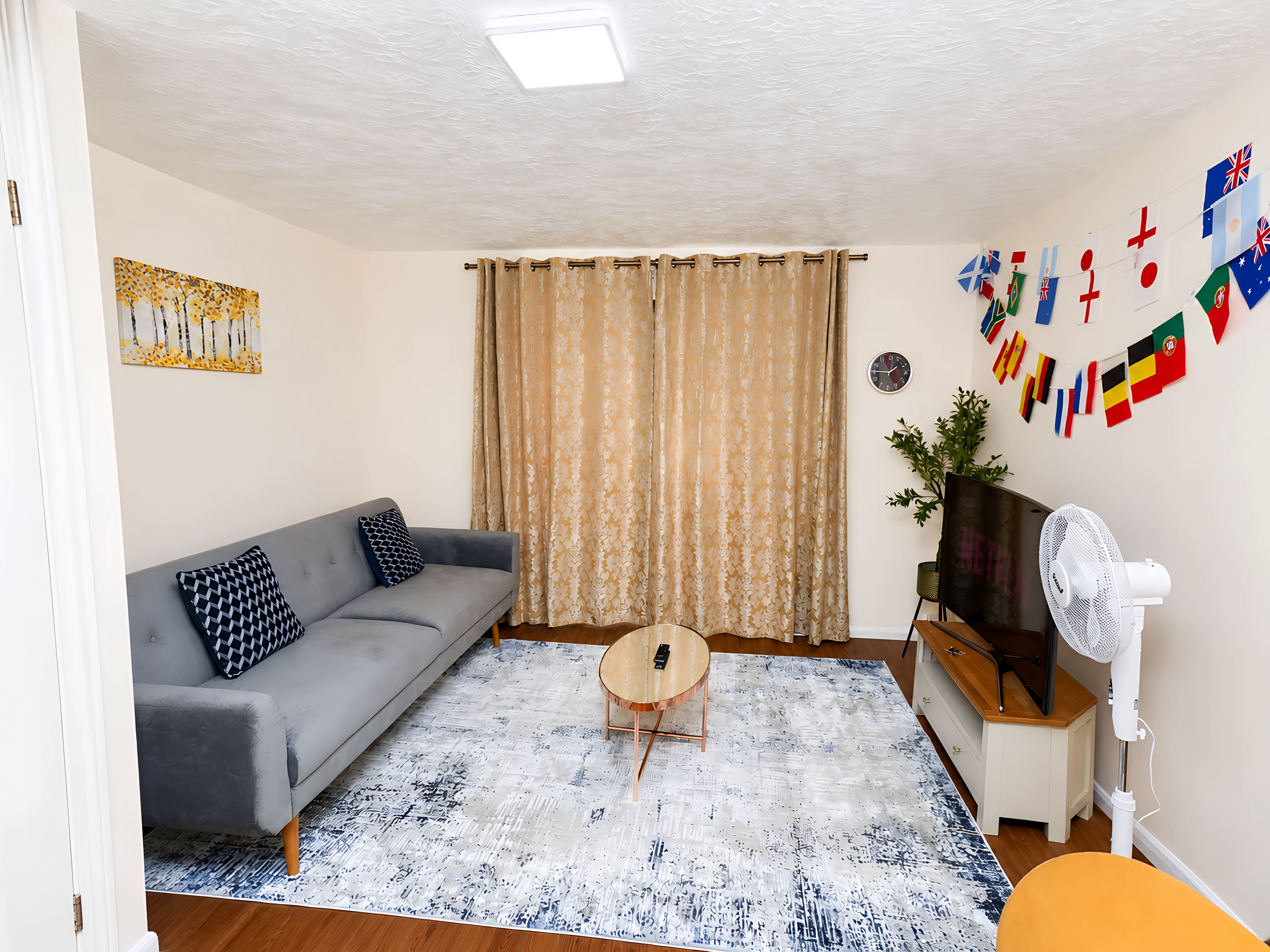 Living room at the Feltham 2-Bedroom Home, alternate angle