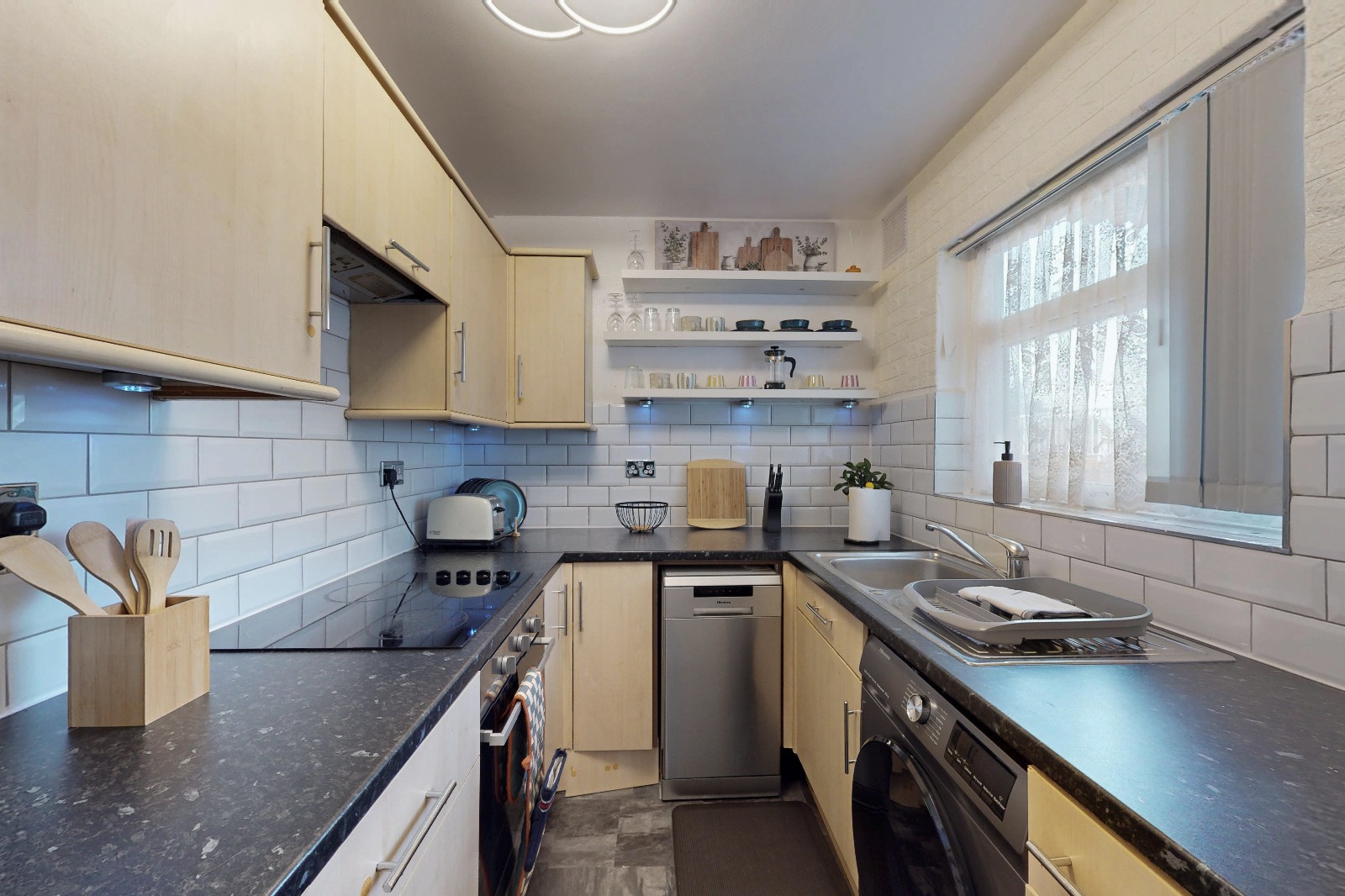 Kitchen at the Twickenham 2-Bedroom Apartment, alternate angle